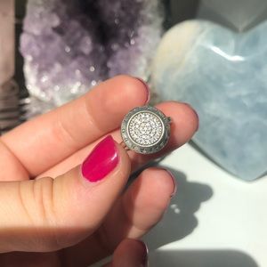 Pandora Logo Pavé Ring